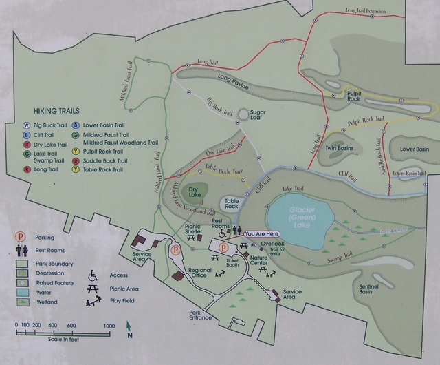 Hiking Trail Descriptions at Clark Reservation