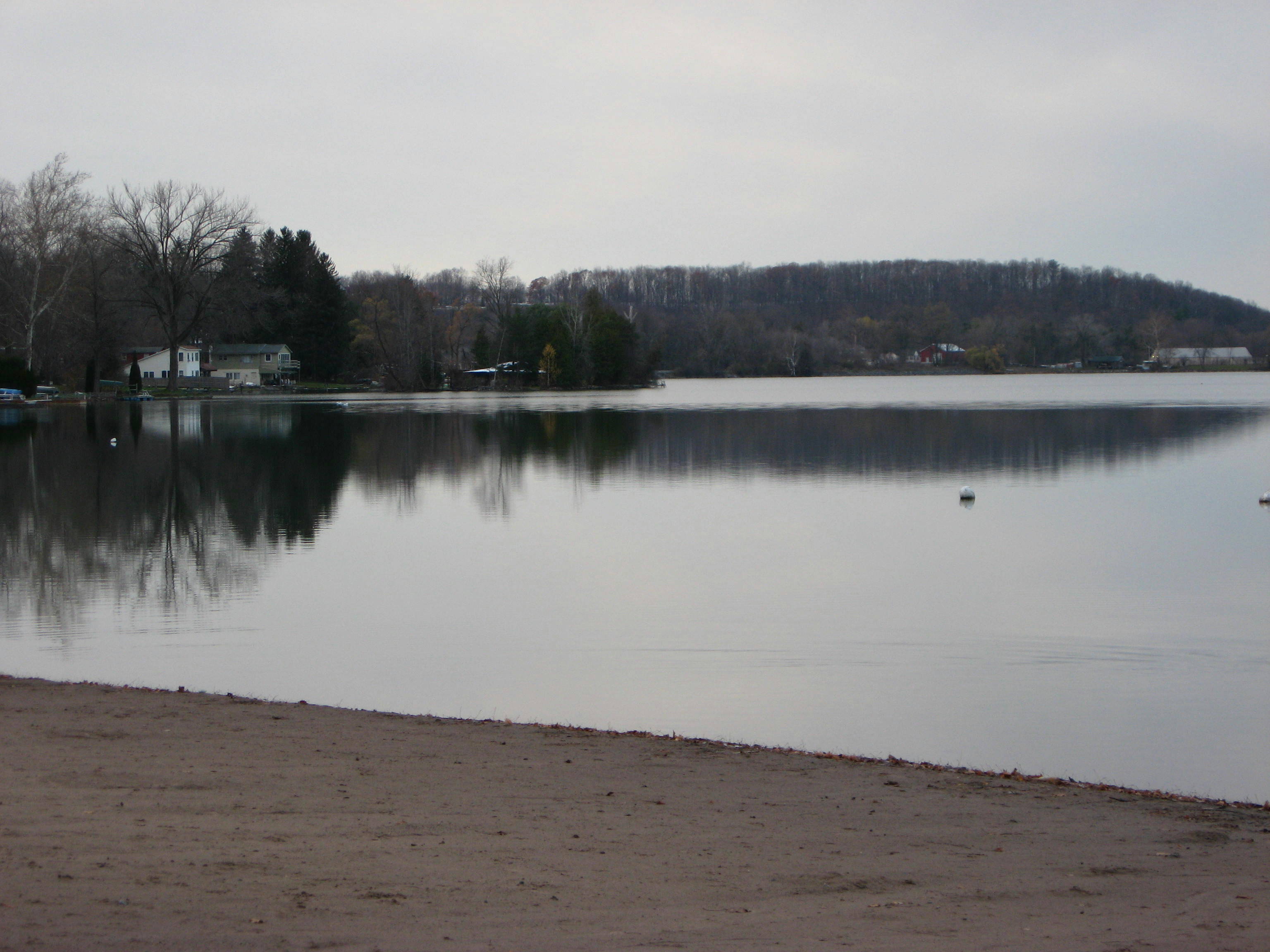 Jamesville Reservoir – one of the historic Erie Canal feeder reservoirs near Syracuse NY