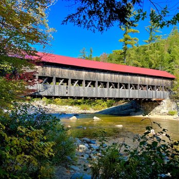 Historic Albany Covered Bridge on Kancamagus Highway