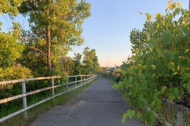 Bear Trap Creek Bikeway in Salina