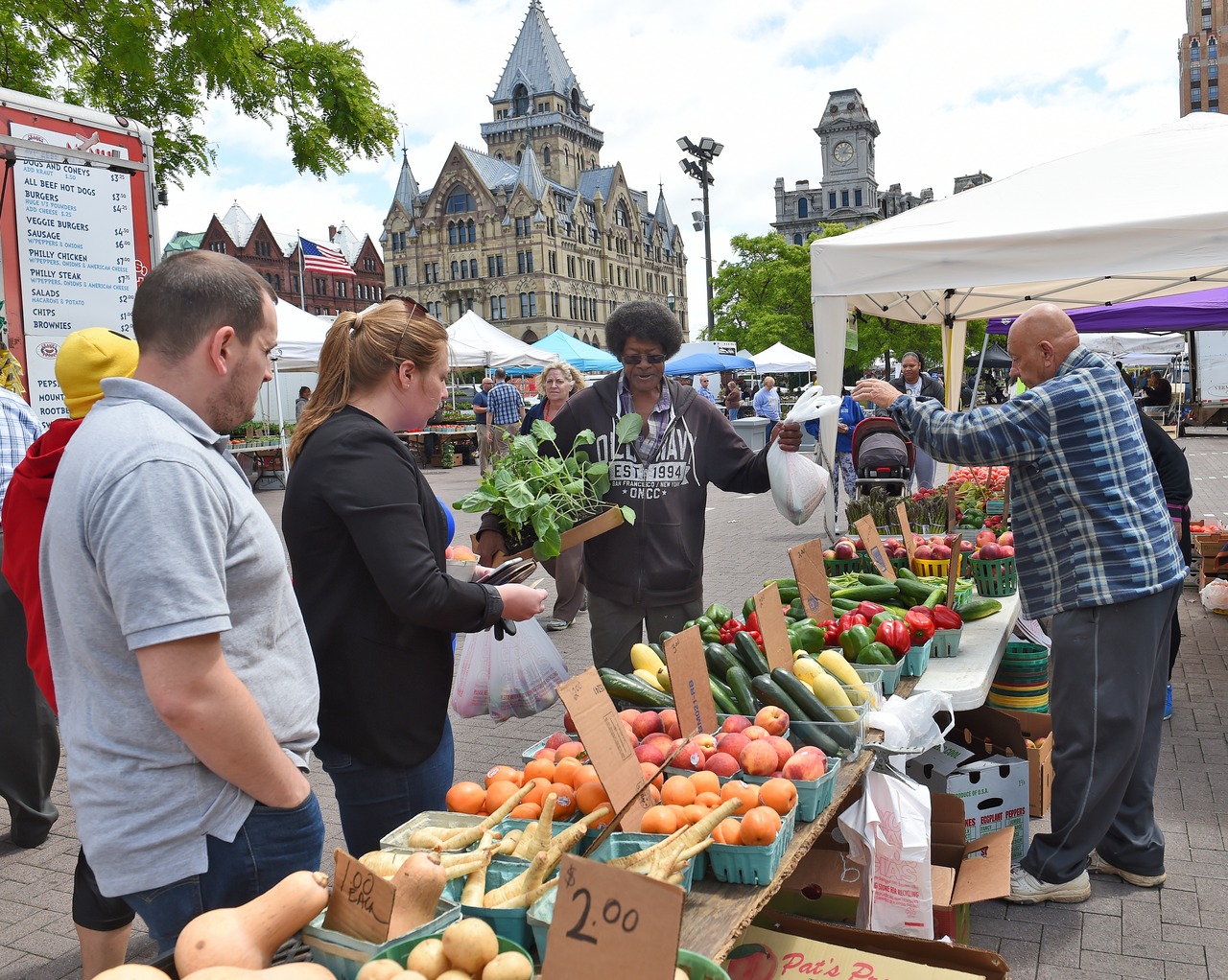 Downtown Syracuse Farmers Market Clinton Square