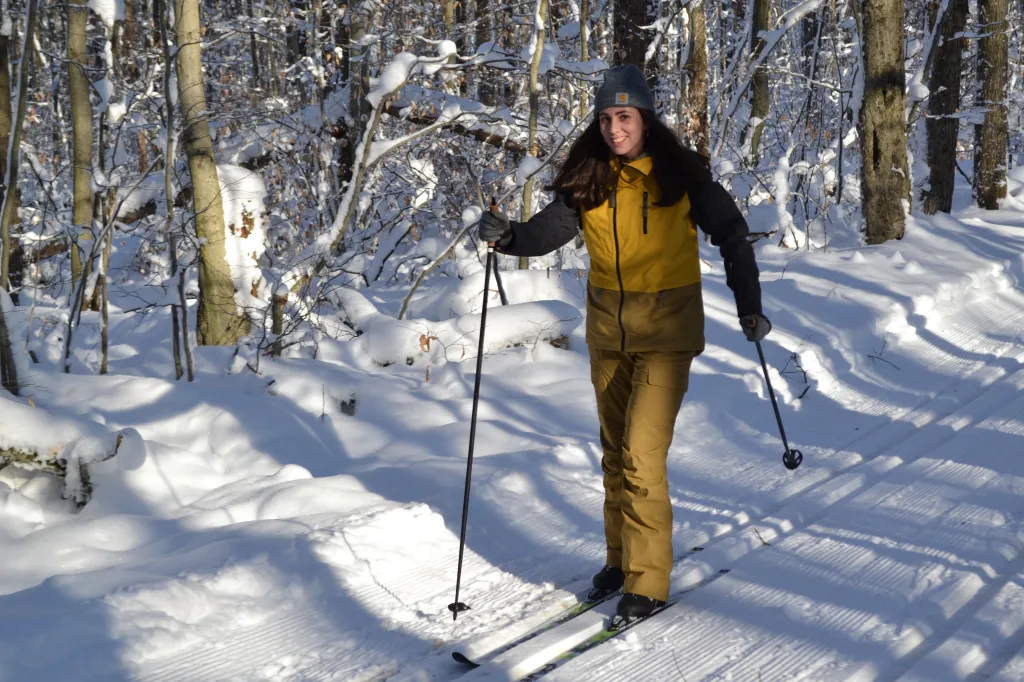 Green Lakes State Park cross-country skiing Fayetteville NY