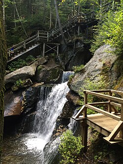 Lost River Gorge boulder caves and rugged ravine pathways