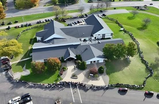 Northside Baptist Church exterior in Liverpool NY – welcoming entrance and sign