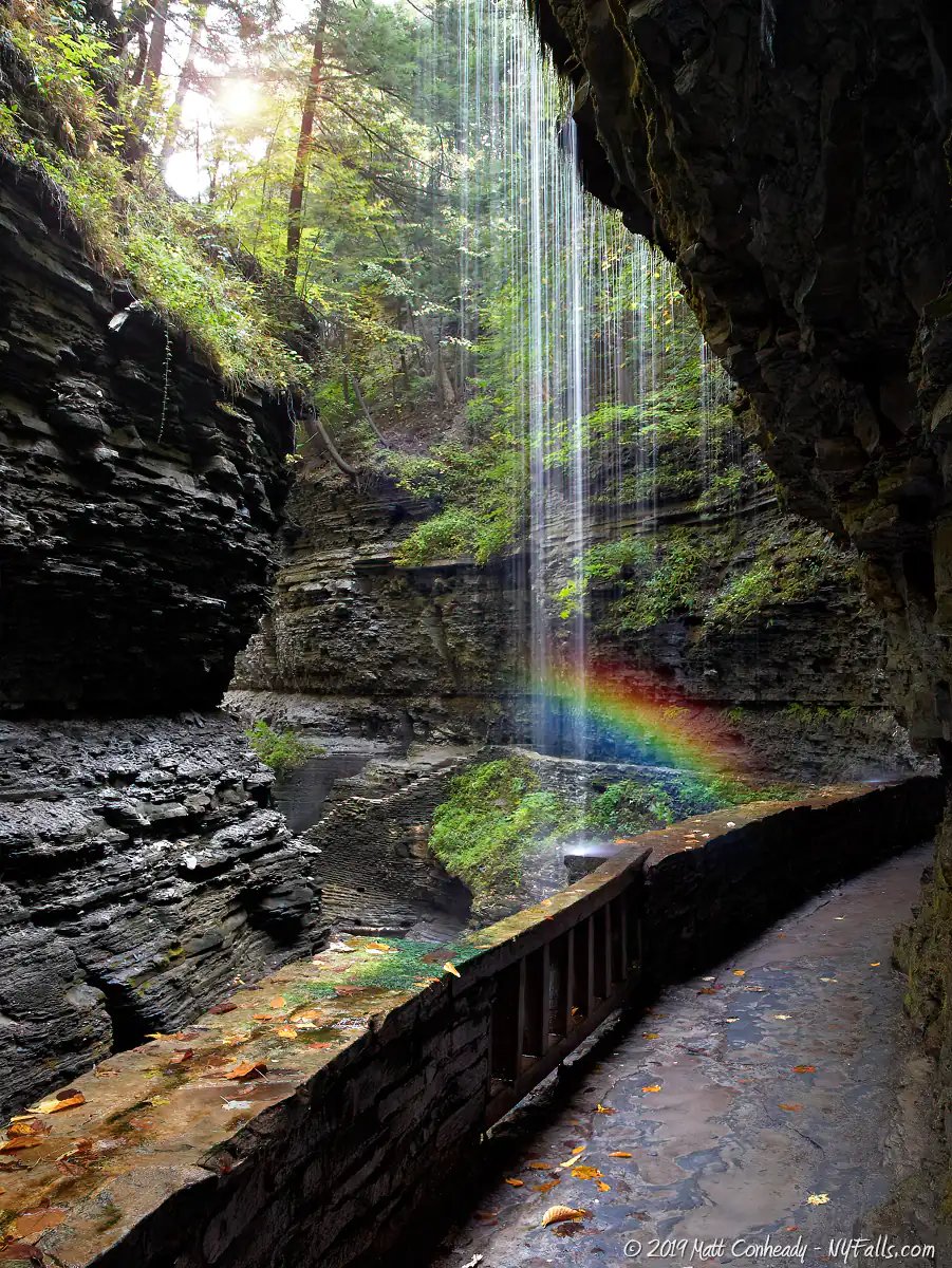 Rainbow Falls Watkins Glen 19 waterfalls